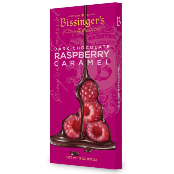 Bissinger's Bissinger's Dark Raspberry Caramel Bar 3 Oz