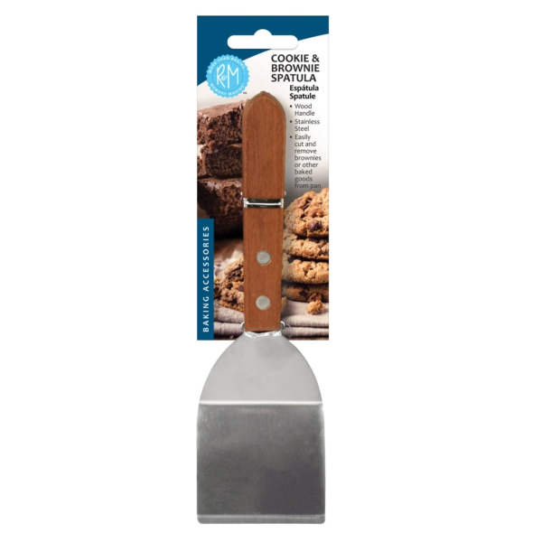 R&m Spatula 7.5" W/ Wood Handle