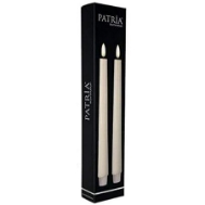 Patria 11 Inch Led Taper Set Ivory