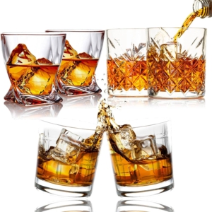 Bezrat Set Of 6 Mix And Match Whiskey Glasses 10 Oz