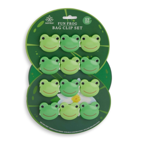 Core Home 12pc Frog Bag Clips