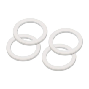 Fino Replacement Gaskets For Moka Pot, 3 Cup, Set Of 4, #22075