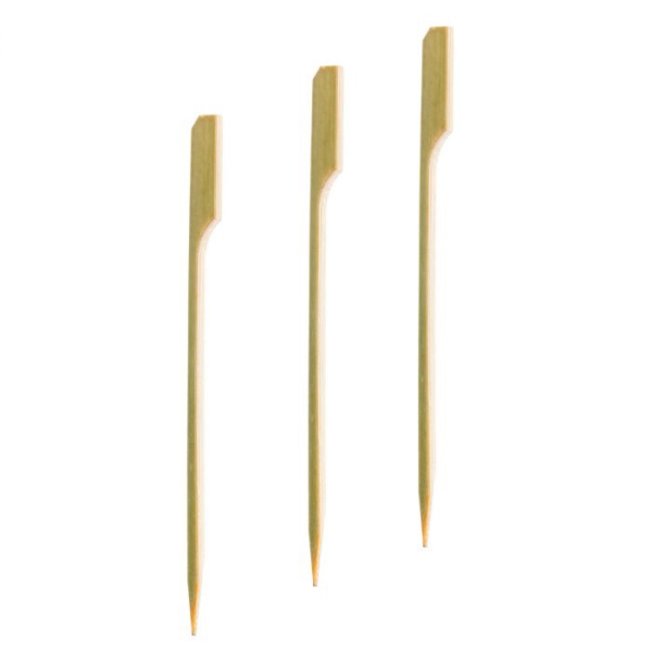 Helen's Asian Kitchen Flat Bamboo Skewers, 7in, #97133