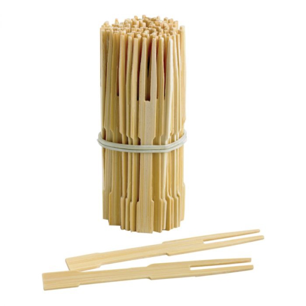 Helen's Asian Kitchen Bamboo Cocktail Forks, Pack Of 72