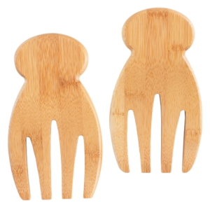 Totally Bamboo Salad Hands, Bamboo Salad Serving Utensils