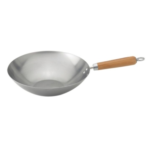 Helen's Asian Kitchen Carbon Steel Stir Fry Pan, 12in, #97087