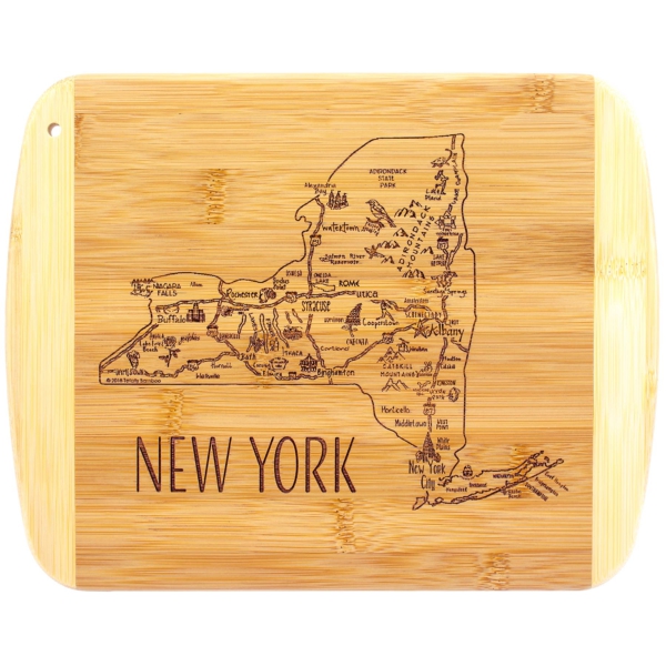 Totally Bamboo A Slice Of Life New York 11" Cutting & Serving Board