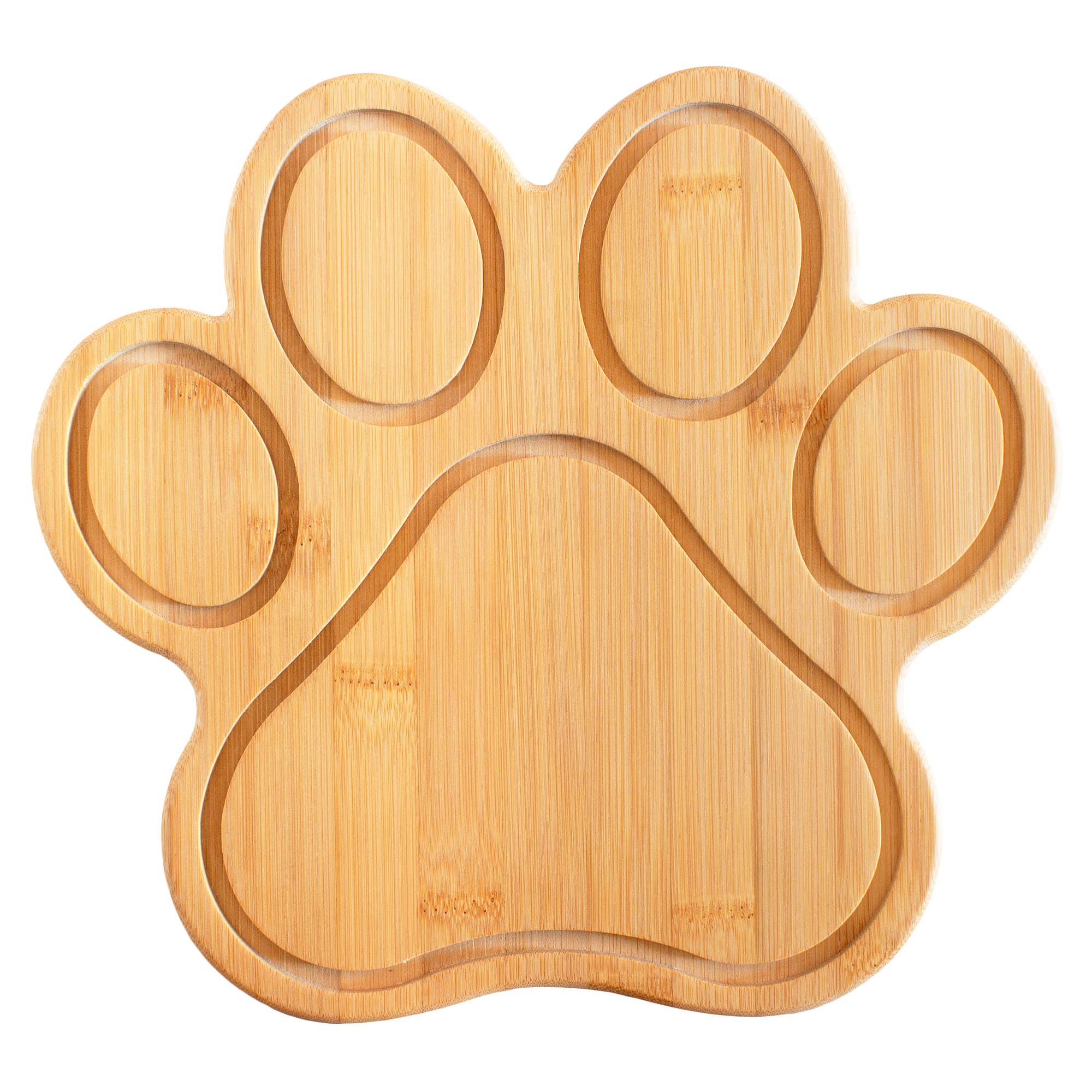 Totally Bamboo Paw Shaped Cutting Board & Charcuterie Serving Tray