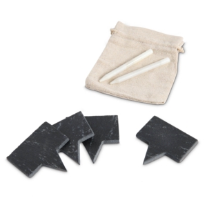 Maison Du Fromage Natural Slate Cheese Markers Set, #22188