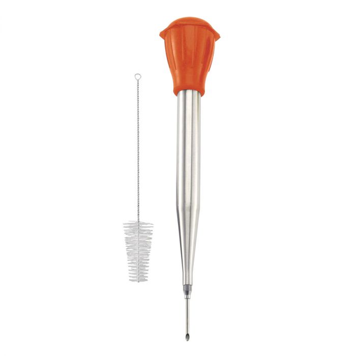 Hic Kitchen Baster With Cleaning Brush And Needle, 2oz, #5902
