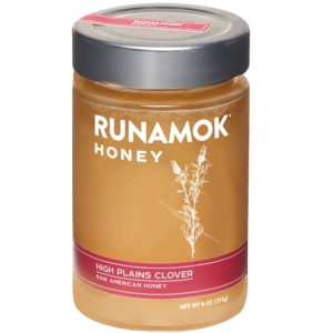 Runamok High Plains Clover Raw American Honey 9oz