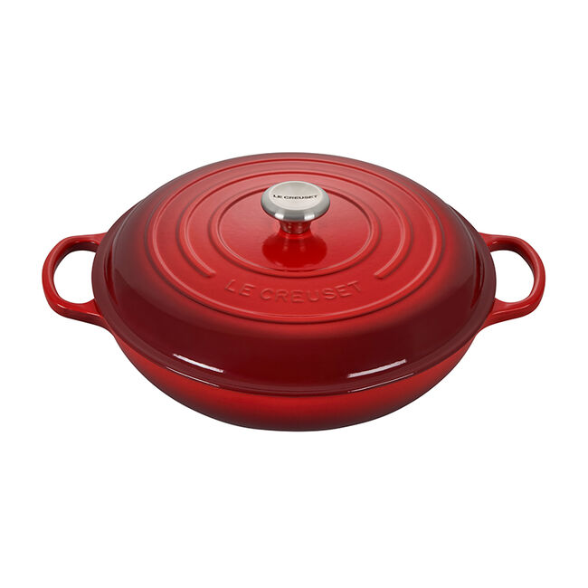 Signature Round Braiser 5 Qt Cerise Signature Ss