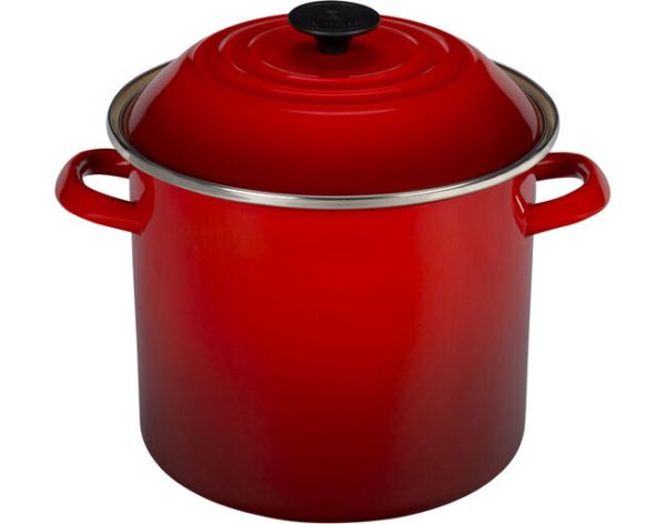 Traditional Stockpot, 10 Qt Cerise