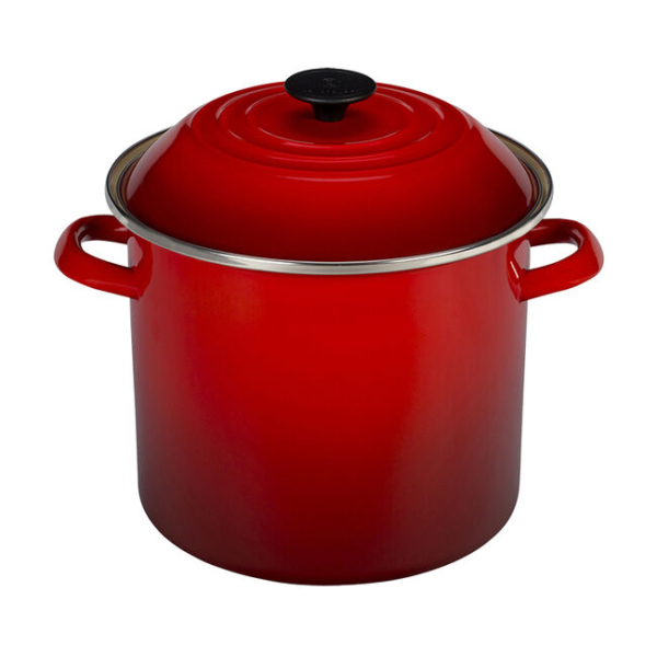 Traditional Stockpot, 16 Qt Cerise