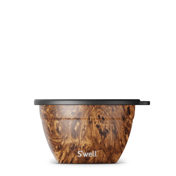 S'well Teakwood Salad Bowl Kit 64oz