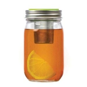 Fox Run Brands Jarware Tea Infuser Lid For Regular Mouth Mason Jar