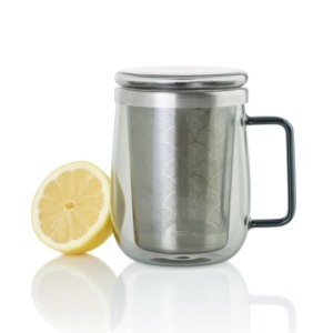 Dkhb [zyliss, Cole & Mason, Swissmar, Adhoc, Ken Hom] Adhoc Yuna Tea Glass Withtea Infuser