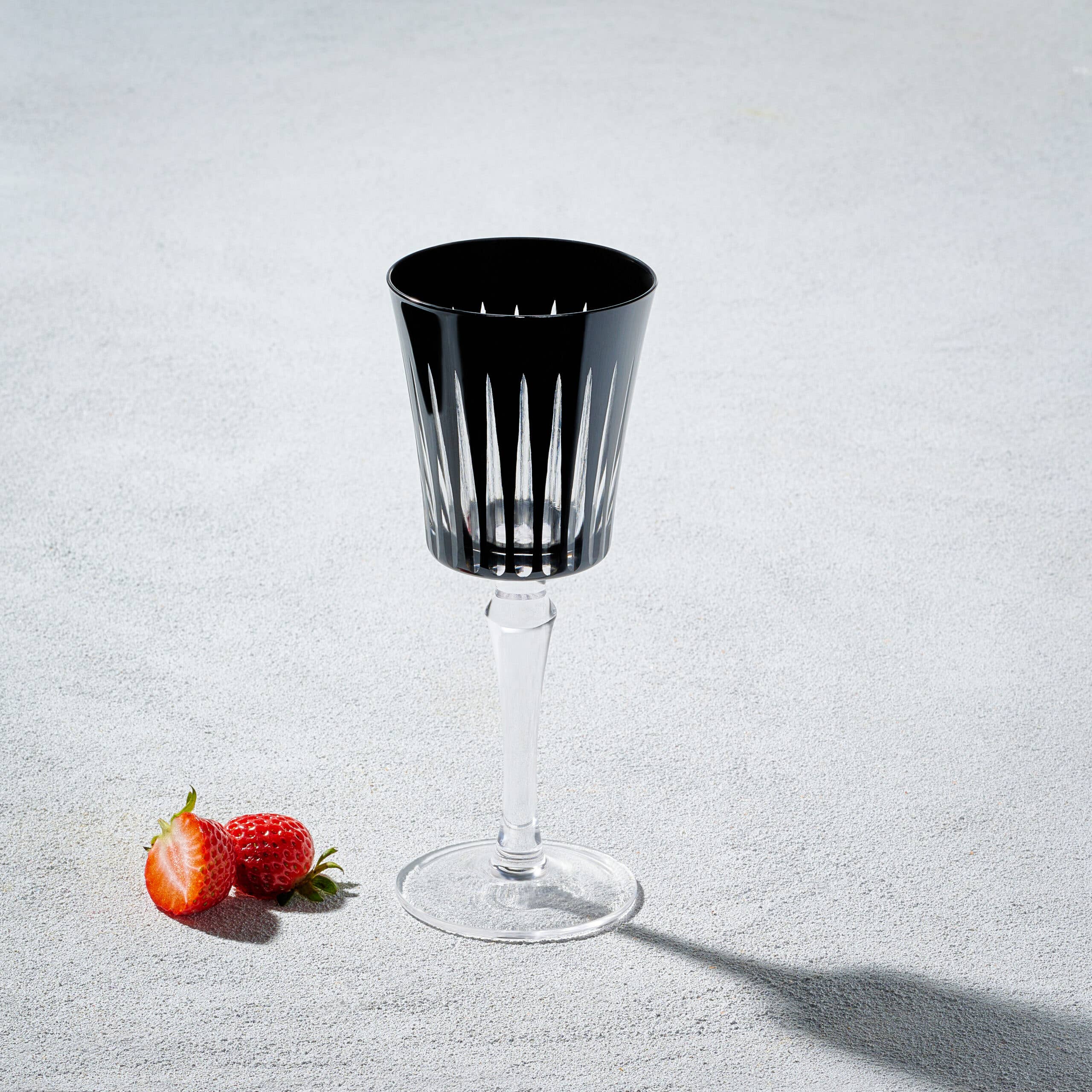 Kadra Kitchenware Vikko Décor Timeless, 10oz Water Glass, Black