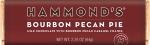 Hammond's Candies Chocolate Bar Bourbon Pecan Pie Milk 2.25oz