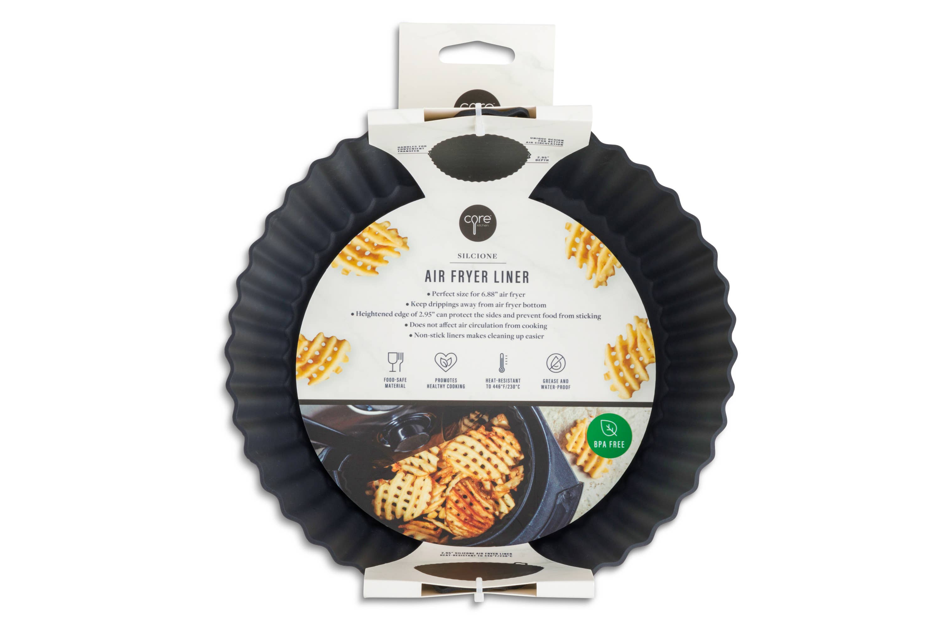 Core Home Silicone Pan For Air Fryer Onyx
