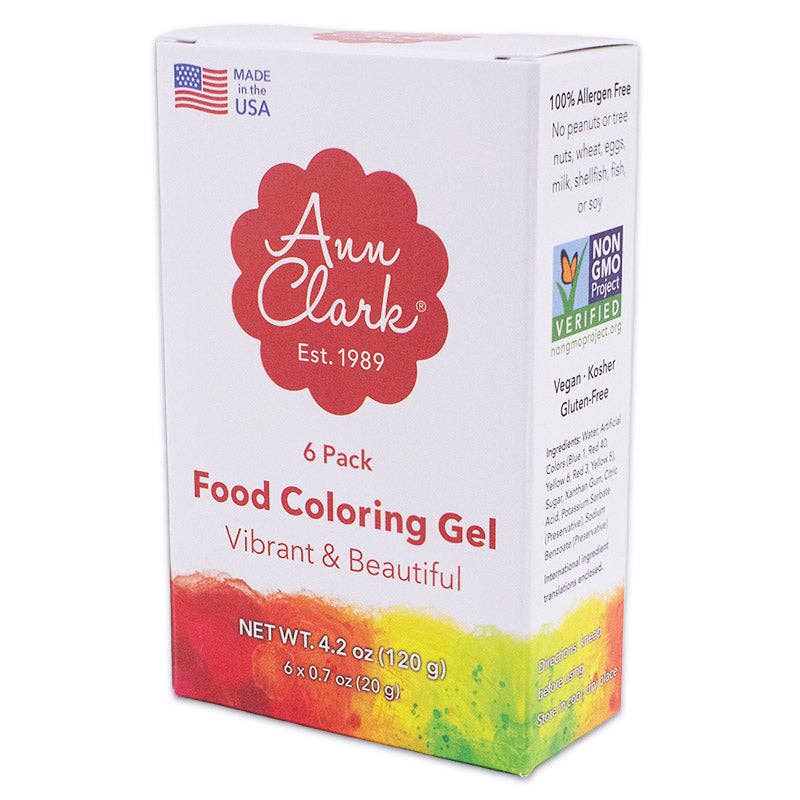 Ann Clark – Ann Clark Food Coloring Gel 6-pack