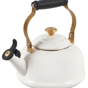 Le Creuset Steel 1.7 Quart Noel Whistling Kettle With Knob