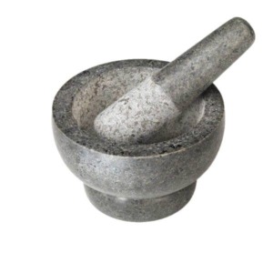 Cole & Mason Silver Granite Mortar & Pestle 5" 4lb