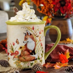 Certified International Woodland Critters Fall Mug 18 Oz. Asst.