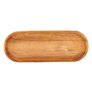 Luciano Gourmet L.gourmet Acacia Wood Serving Tray, 27x10.2x2cm