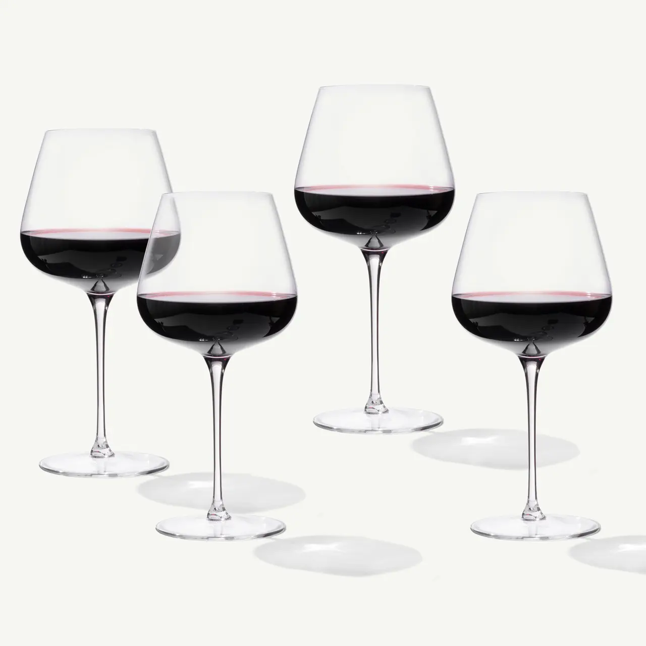 Made In Red Wine Glasses Set Of 4