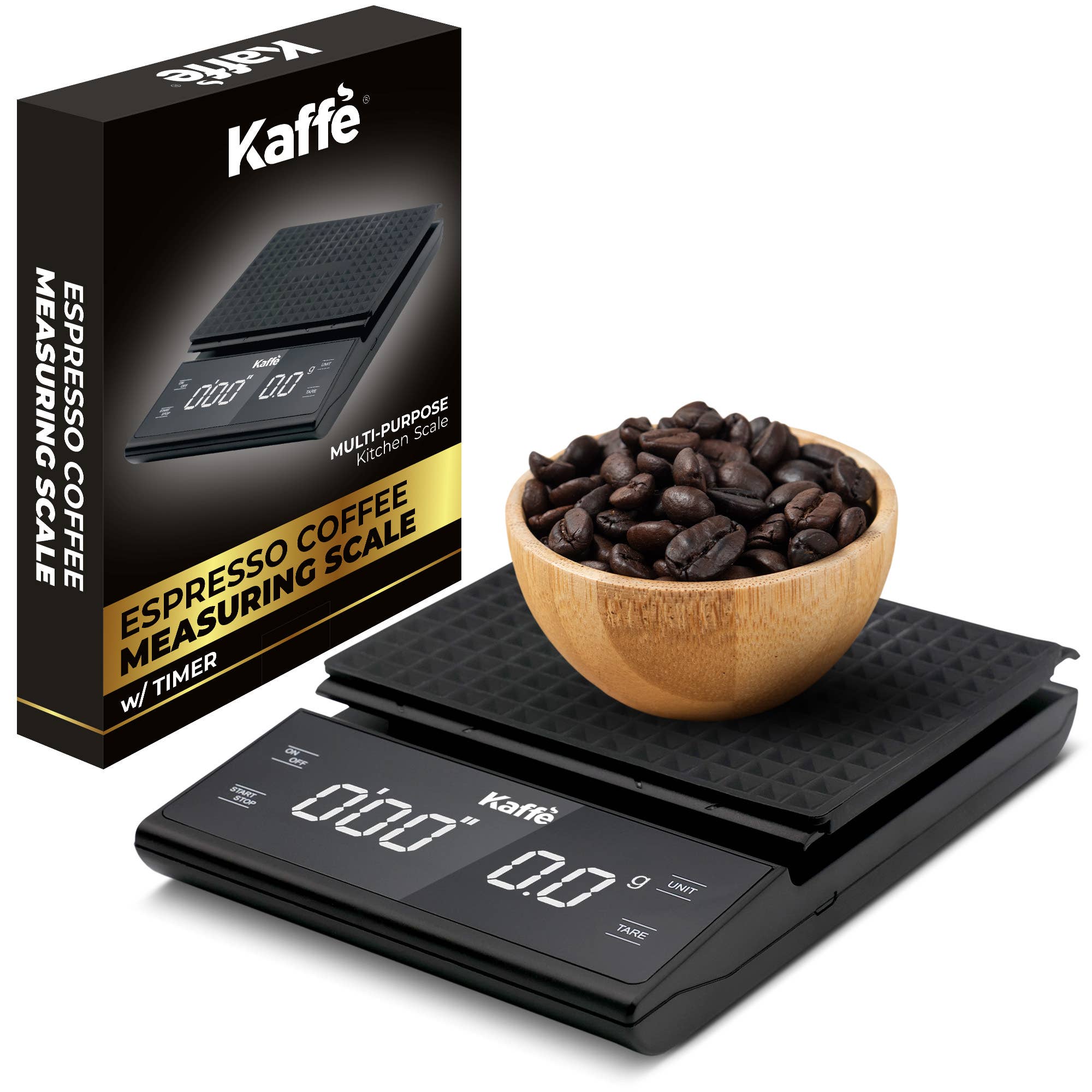Kaffe Kaffe Digital Food Scale Stainless Steel With Tare Feature