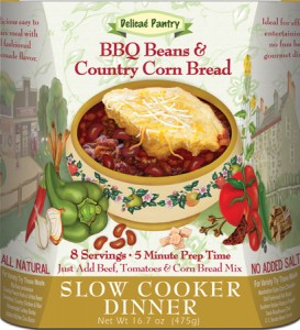 Delicae Pantry Slow Cooker Dinner Bbq Beans & Country Cornbread