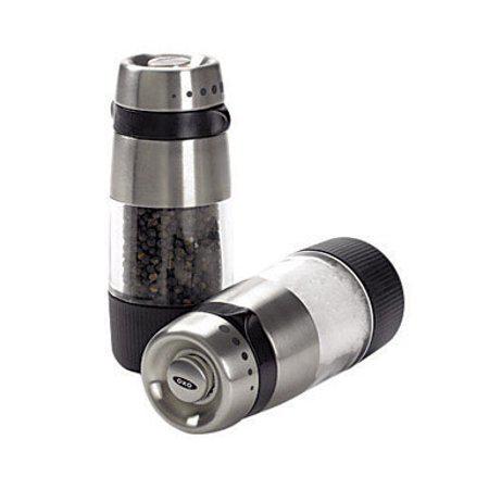 Oxo Mess Free Salt And Pepper Grinder Set