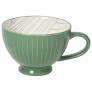 Now Designs Elm Green 14oz Textured Latte Mug